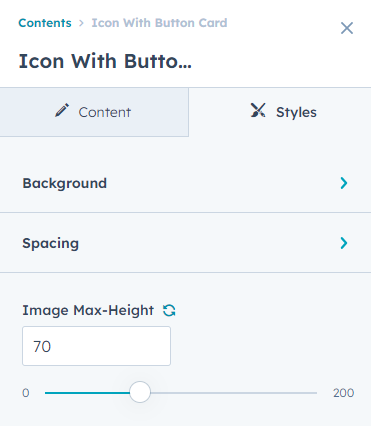 Content tab