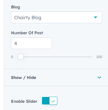 Content tab