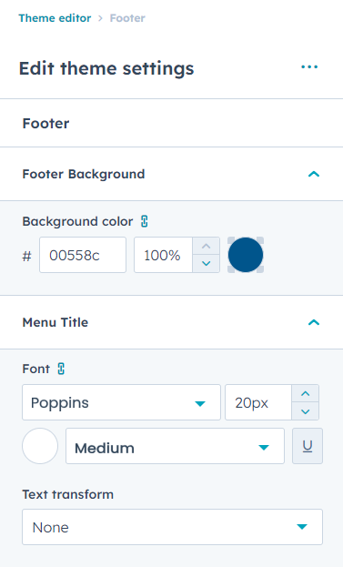 Footer