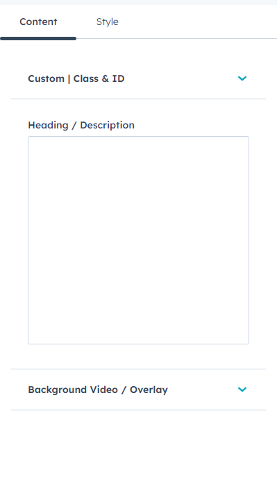 Banner With Background Video Option