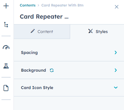 style tab