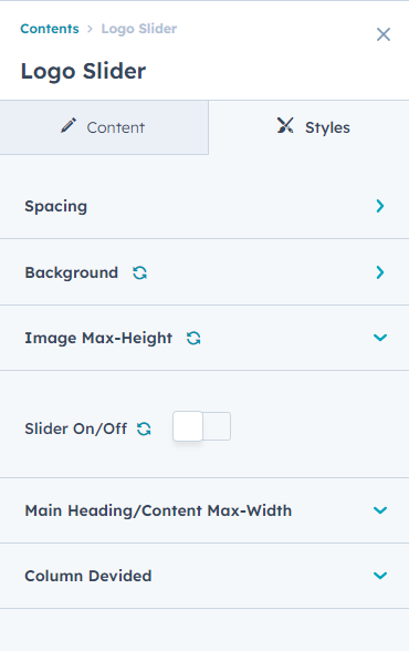 Content Tab