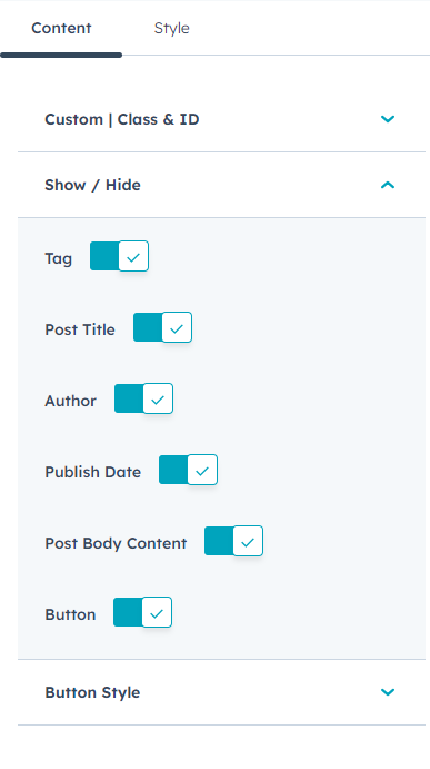 Blog Listing